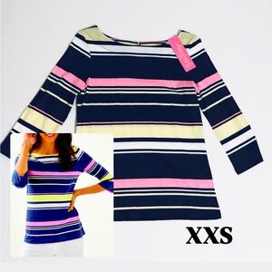 Lilly Pulitzer Waverly Top Sun Stripe Women’s Size XXS